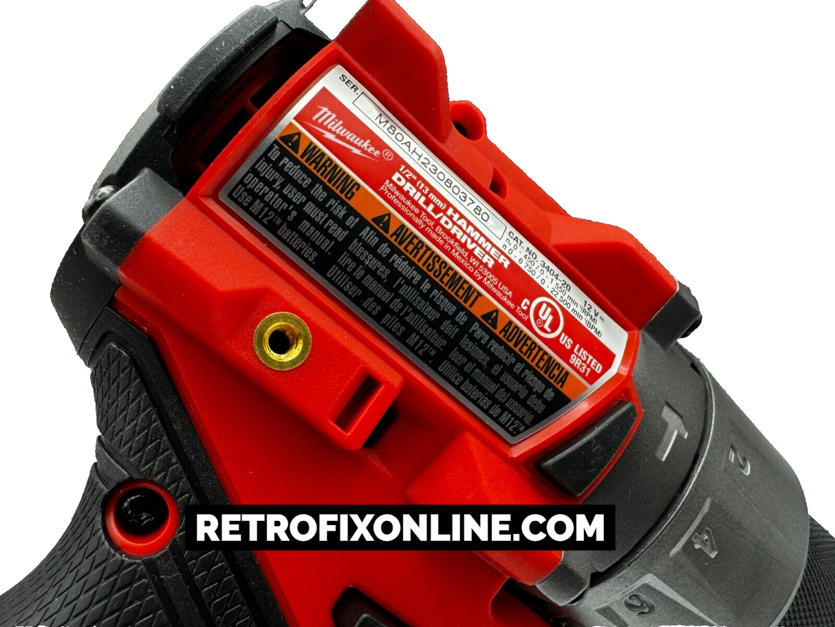 Milwaukee M12 FUEL 3404-20 Sub Compact Combi 1/2" Hammer Drill (Body only)